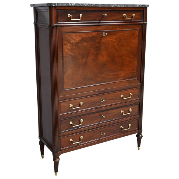 Secretaire in mogano, Luigi XVI - XVIII secolo