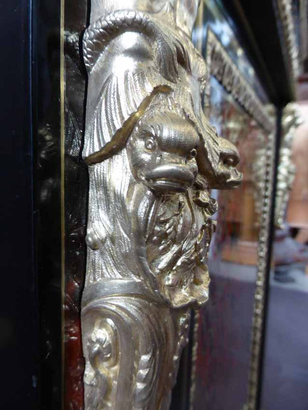 Mobiletto di supporto in intarsio Boulle, Napoleone III