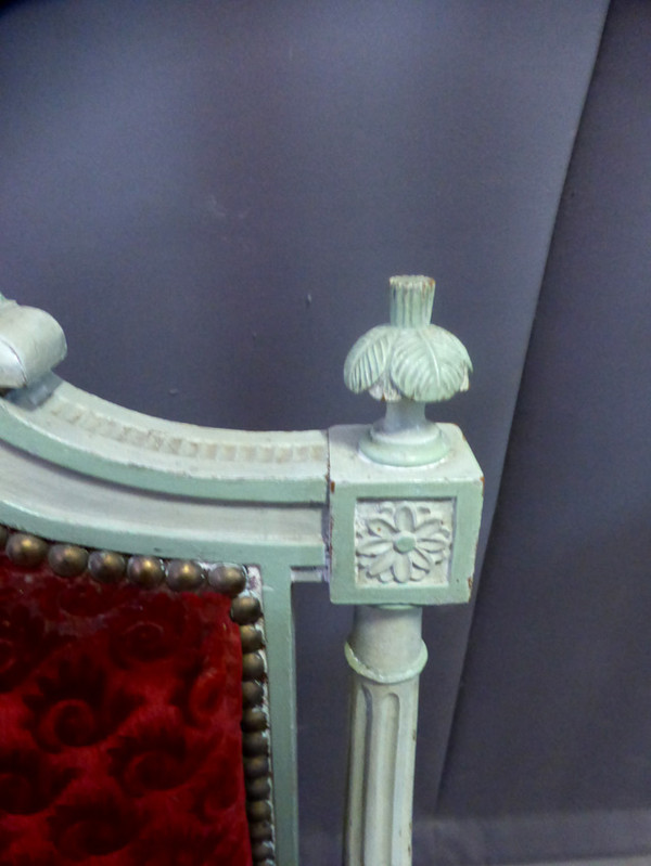 Paire De Fauteuils Style Louis XVI