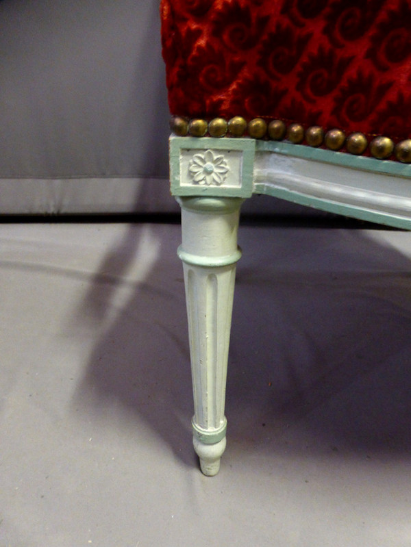 Paire De Fauteuils Style Louis XVI
