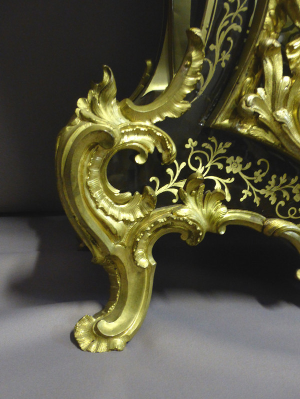 Large Louis XV Period Cartel Signed Gosselin