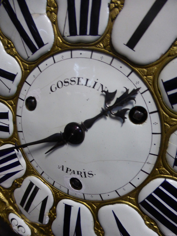 Large Louis XV Period Cartel Signed Gosselin