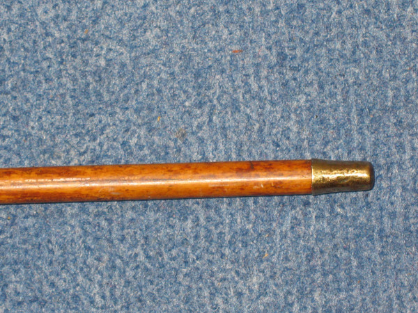 Bastone con pomello a forma di testa di levriero, fine XIX secolo