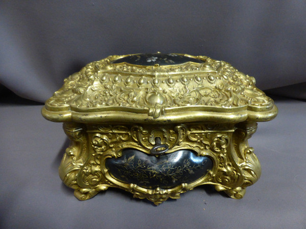 Napoleon III Bronze Jewelry Box
