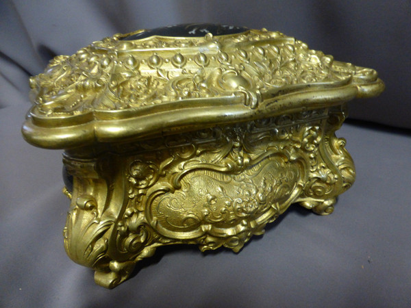 Napoleon III Bronze Jewelry Box