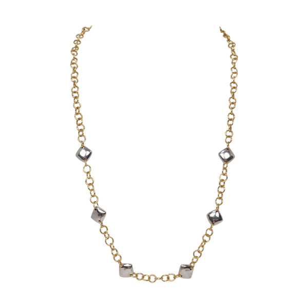 Collier En Or Bicolore 18kt