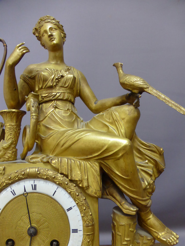 Pendulum In Gilt Bronze Empire Period