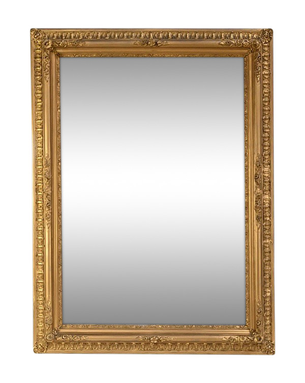 Important Mirror in Golden Wood - 1st part of the 19th century
