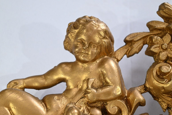 Importante Specchiera in Legno Dorato, Epoca Luigi Filippo - Metà XIX Secolo