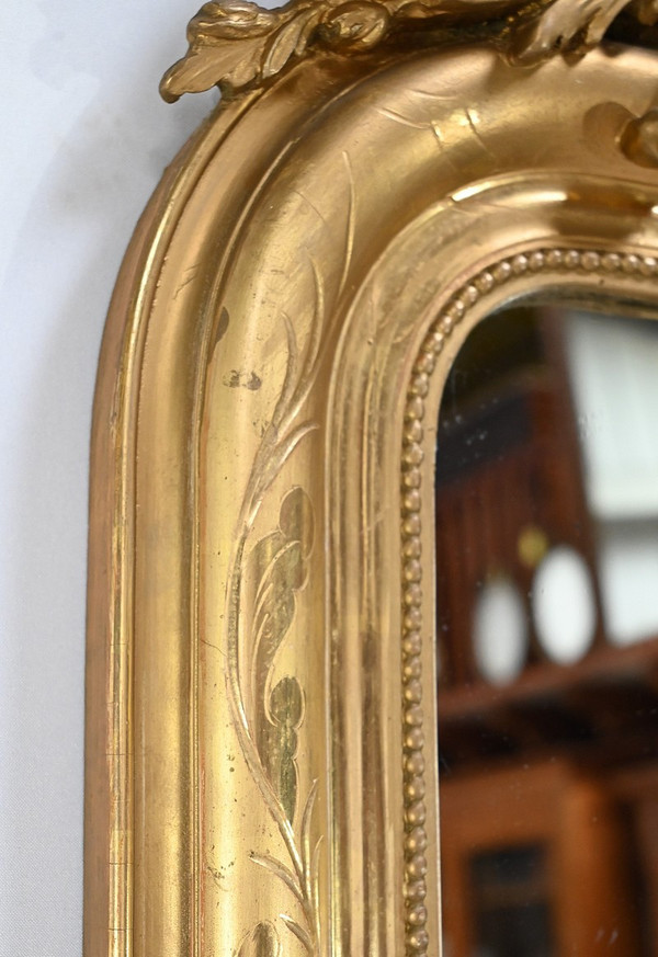 Importante Specchiera in Legno Dorato, Epoca Luigi Filippo - Metà XIX Secolo