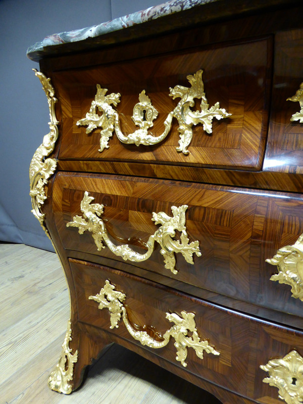 Kommode Grab Louis XV Intarsien XVIII