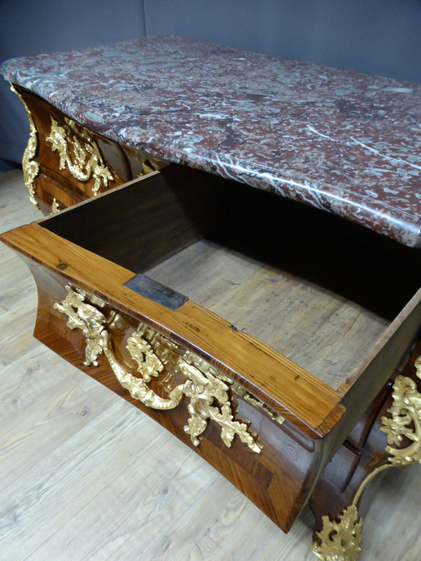 Kommode Grab Louis XV Intarsien XVIII