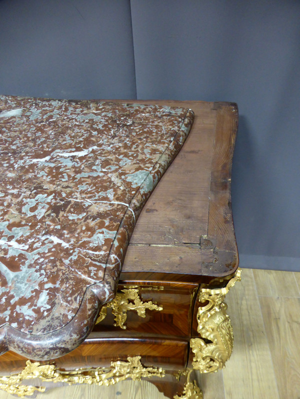 Kommode Grab Louis XV Intarsien XVIII