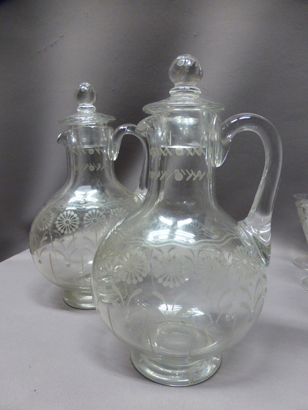 Set di bicchieri di cristallo da 44 pezzi