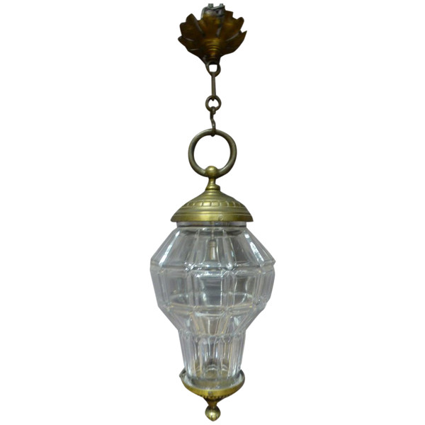 Glass And Bronze Lantern