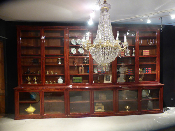 Libreria 12 Ante Mogano (4,65 M)