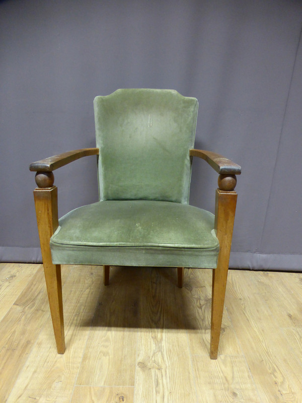 Paire De Fauteuils Dans Le Goût De Gilbert Poillerat