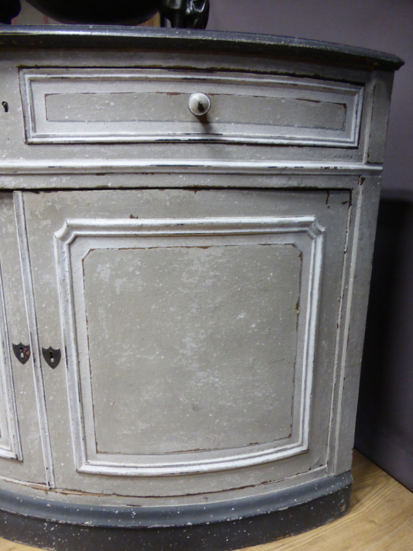 Encoignure En Bois Peint XIX