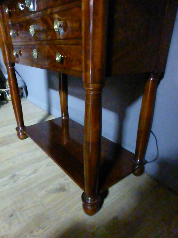 Console à Tiroirs En Acajou