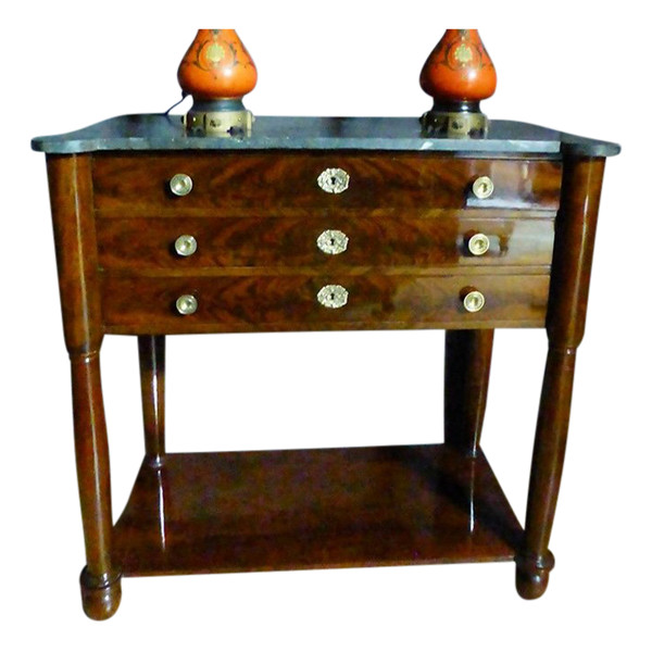Console à Tiroirs En Acajou