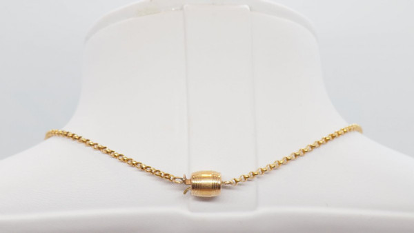 Collier En Or Jaune émaillé