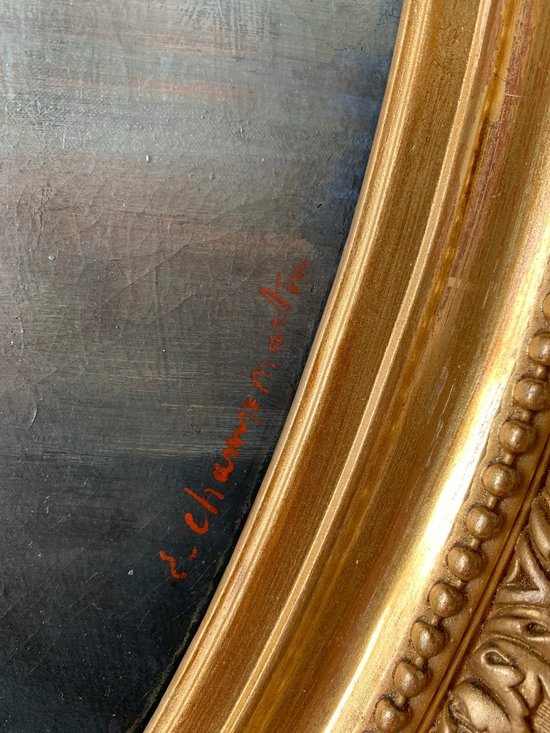 Portrait d'un gentleman par CALLANDE DE CHAMPMARTIN - XIXe - Huile sur toile signée
