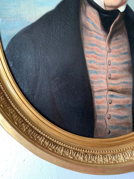 Portrait d'un gentleman par CALLANDE DE CHAMPMARTIN - XIXe - Huile sur toile signée