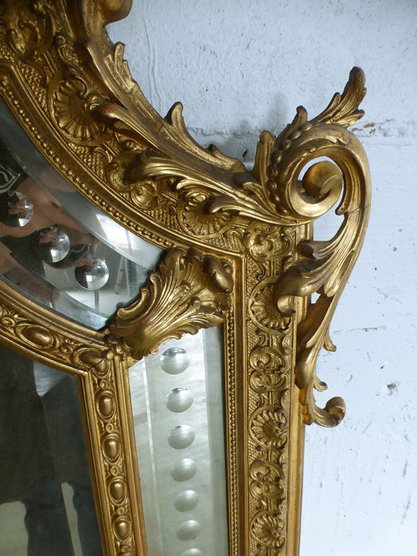 Specchio Napoleone III con riserve