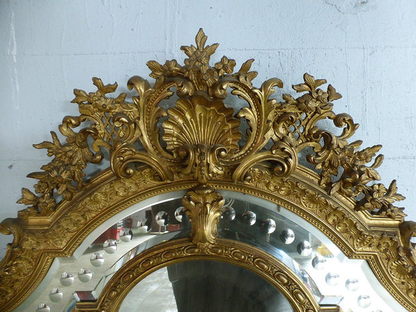 Specchio Napoleone III con riserve