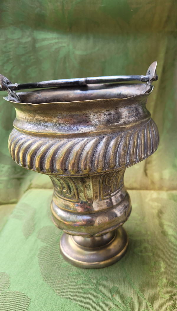 19th century holy water bucket
