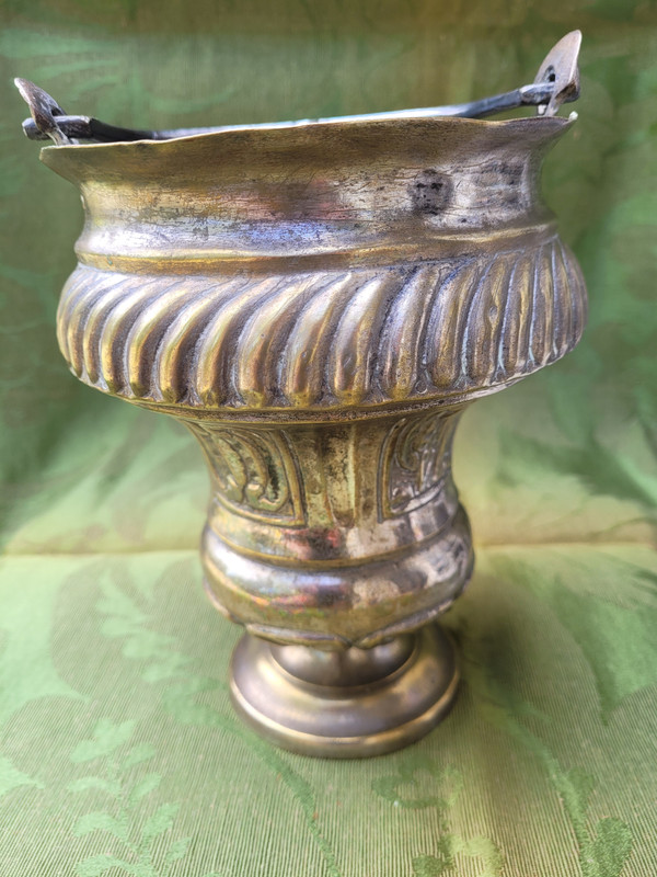 19th century holy water bucket