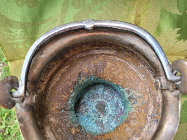 19th century holy water bucket