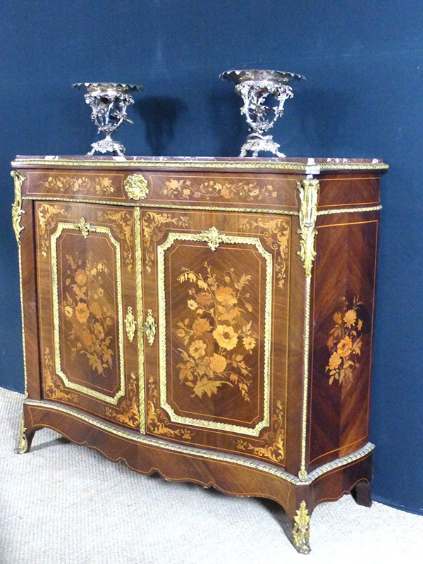 Credenza intarsiata Napoleone III