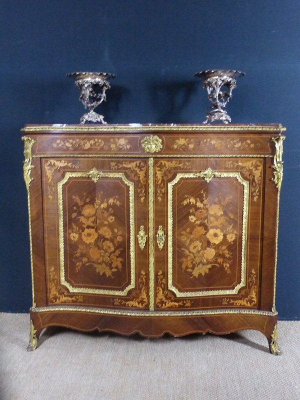 Credenza intarsiata Napoleone III
