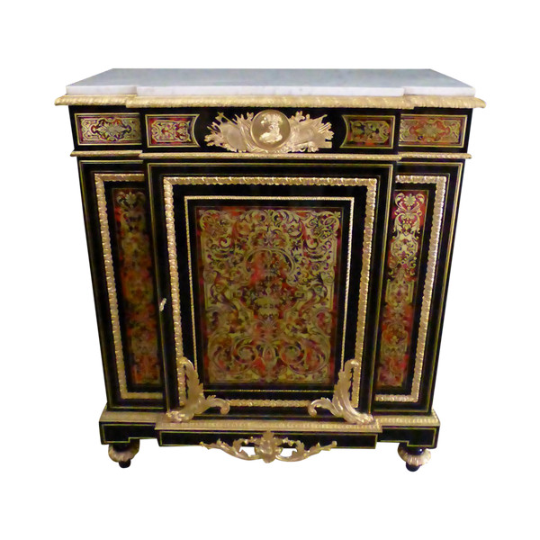 Buffet d'Appui En Marqueterie Boulle époque Napoléon III
