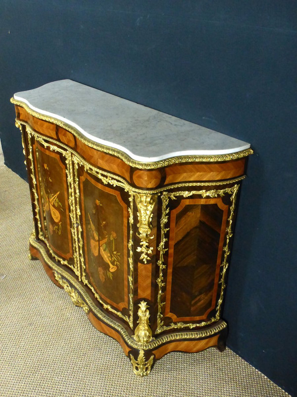 Credenza intarsiata Napoleone III