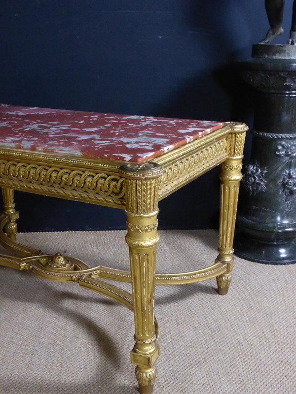 Table De Milieu En Bois Dore