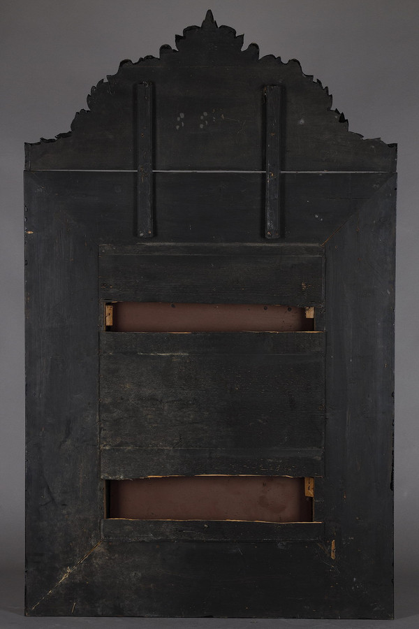 Improtant miroir à parecloses de style Louis XIV