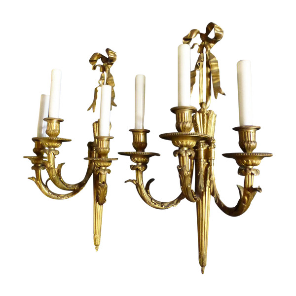 Bronze Gilded Wall Lights XIX