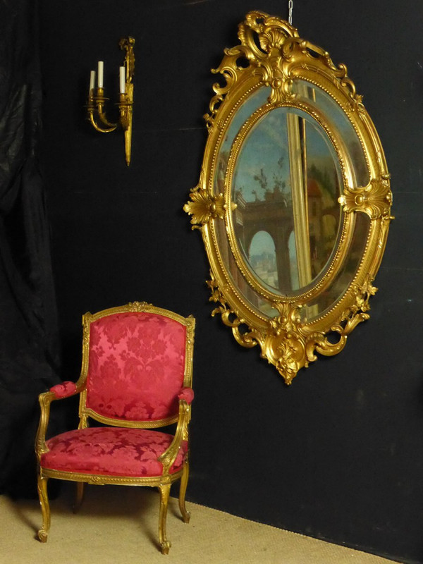 Grande Specchio Ovale, Epoca Napoleone III, XIX Secolo