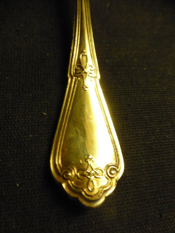 19th Century Armorié Vermeil Entremets Service