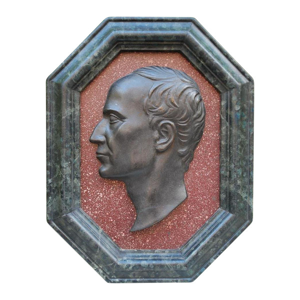 Profile D Emperor In Lead In A Frame With Pans