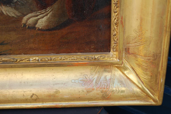Still Life With Dog XVII Follower Of HONDE COTTER