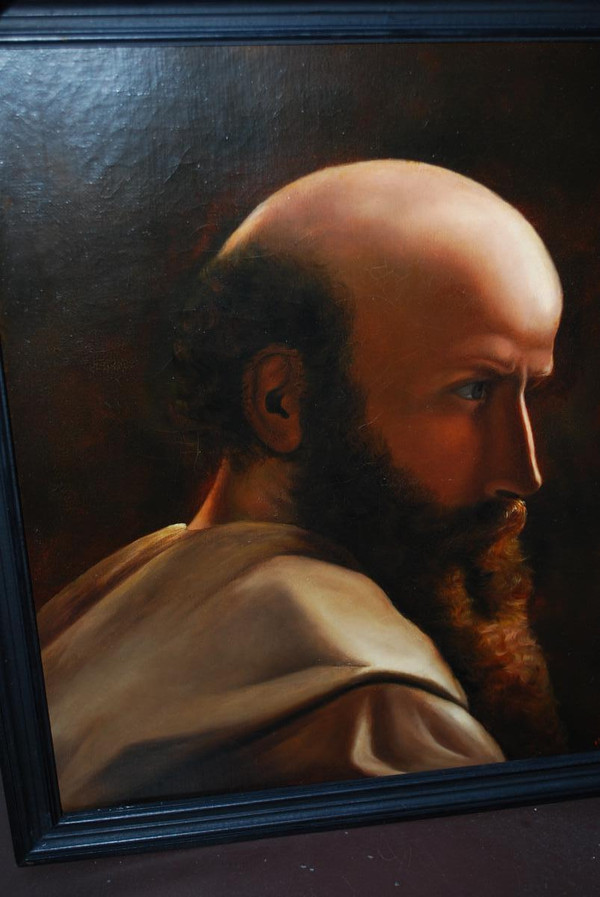 Profil D-Mann mit dem Bart XIX