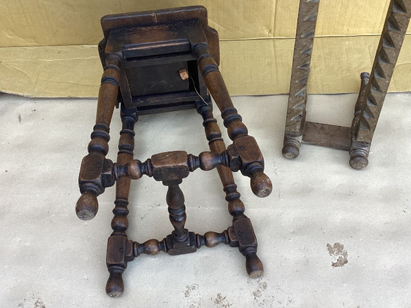 Tabouret à tiroir 