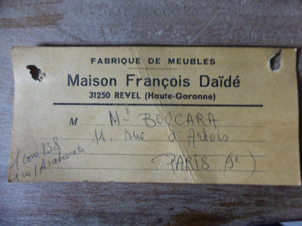 Commode Transition Louis XV Louis XVI estampillée Maison Daïdé François XXe siècle