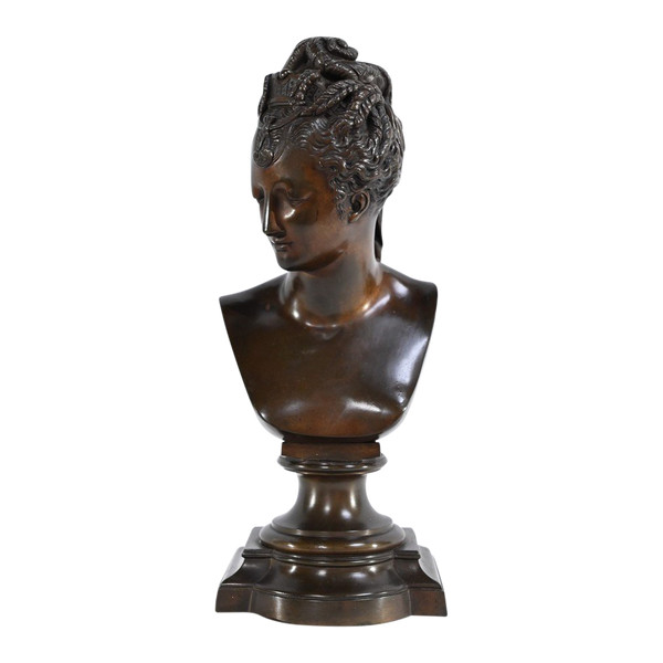 Bronze Bust of Diane de Poitiers, after J.Goujon - Late 19th century