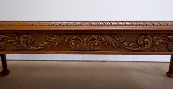 Important Rectangular Table, Chippendale Style, England - Mid-20th Century