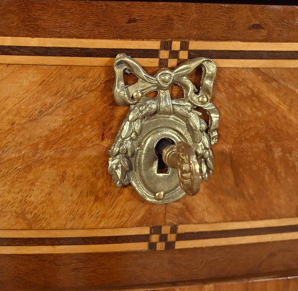 Comò Rognon in Legno Pregiato, Stile Transizione Luigi XIV / Luigi XV - Fine XIX secolo