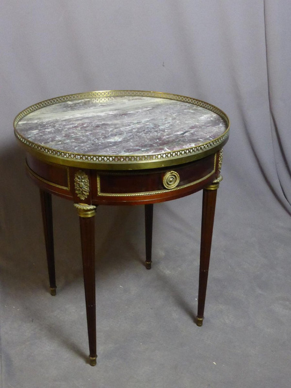 Table Bouillotte acajou style Louis XVI